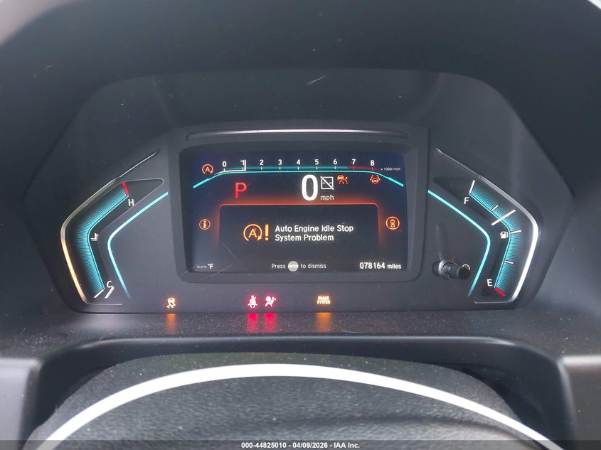 2022 Honda Odyssey Ex-L VIN: 5FNRL6H76NB018319 Lot: 44825010