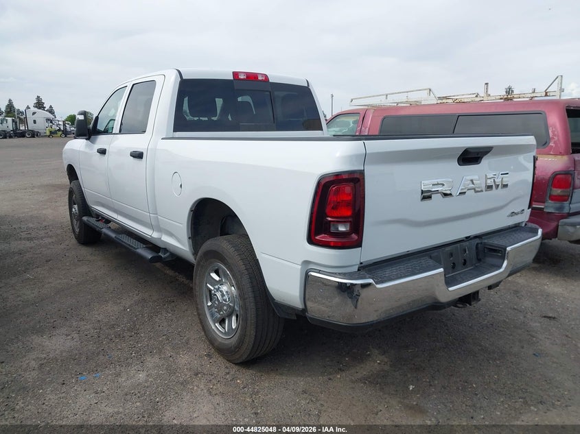 Vin: 3c6ur5cjxsg572109, lot: 45322319, ram 2500 tradesman  4x4 6'4 box 20253