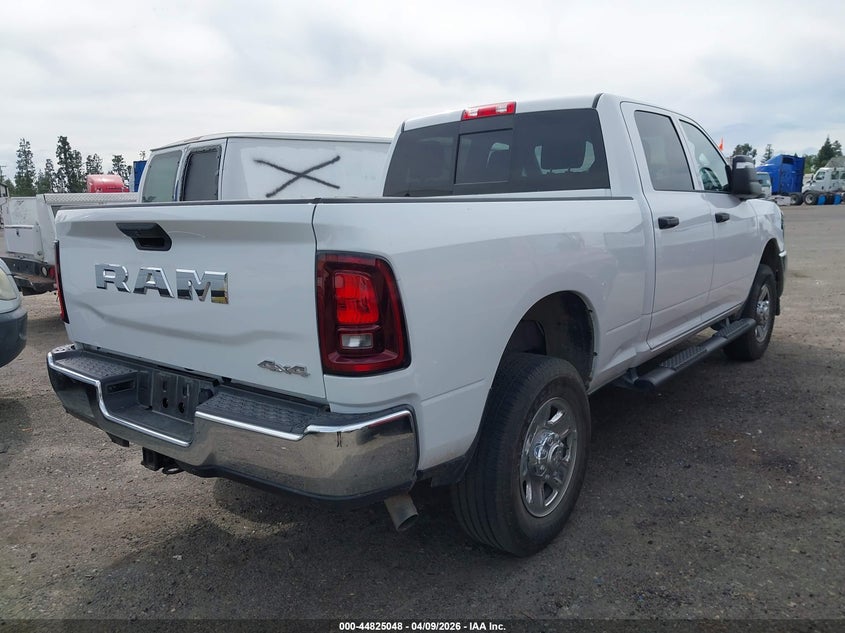 Vin: 3c6ur5cjxsg572109, lot: 45322319, ram 2500 tradesman  4x4 6'4 box 20254
