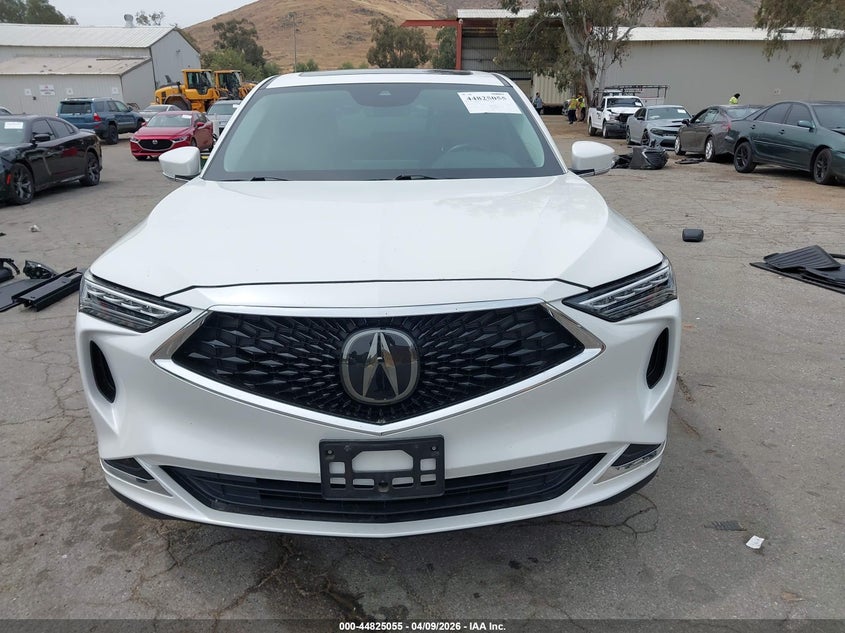 2022 Acura Mdx Standard VIN: 5J8YE1H31NL001786 Lot: 44825055