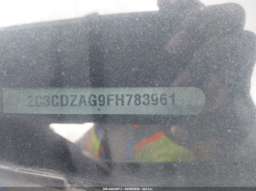 2015 Dodge Challenger Sxt VIN: 2C3CDZAG9FH783961 Lot: 44825073