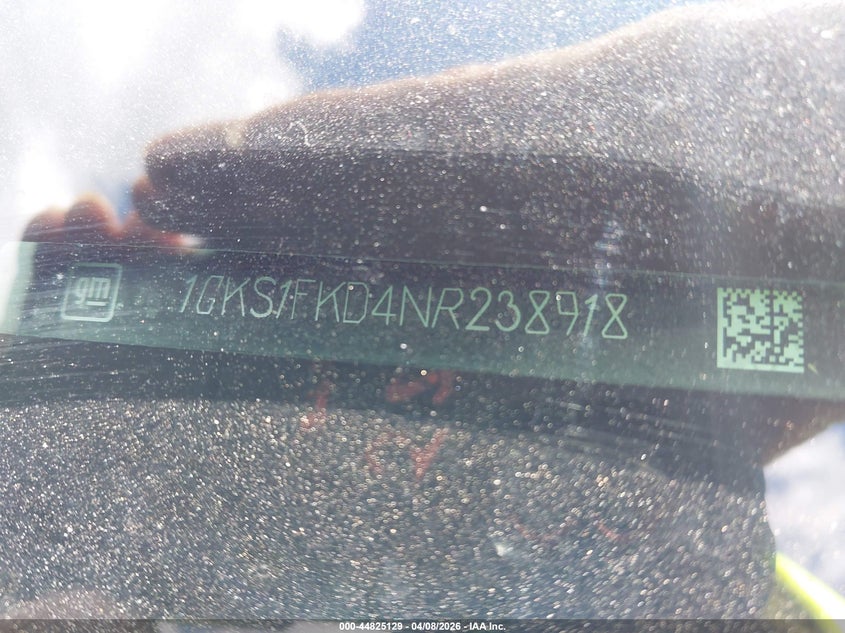 2022 GMC Yukon Xl 2Wd Sle VIN: 1GKS1FKD4NR238918 Lot: 44825129
