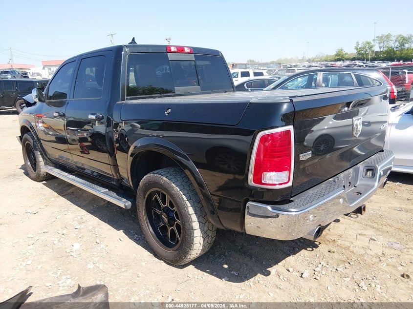 2017 Ram 1500 5.7 Ram Laramie 4X4 5'7 Box black Lot 111044825177 Vin 1C6RR7NTXHS697838