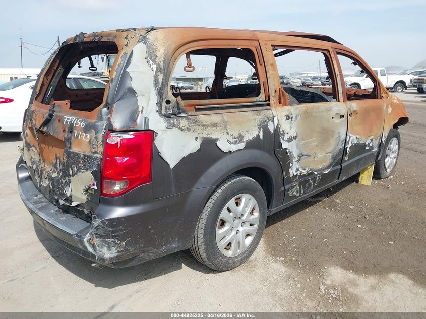 Vin: 2c4rdgbg9jr296156, lot: 45322497, dodge grand caravan se 20184