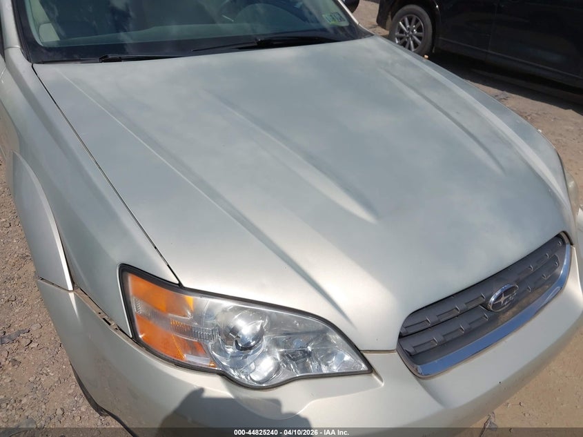 2007 Subaru Outback 2.5I Basic VIN: 4S4BP61C476312955 Lot: 44825240