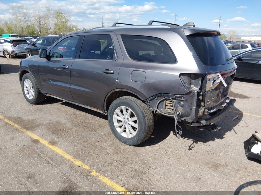 2014 Dodge Durango 3.6 Sxt grey Lot 111044825494 Vin 1C4RDJAGXEC318288