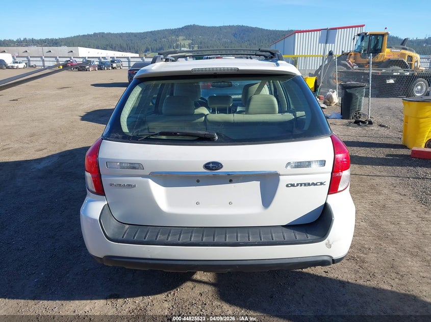 2008 Subaru Outback 2.5I Limited/2.5I Limited L.l. Bean Edition VIN: 4S4BP62C687316516 Lot: 44825523