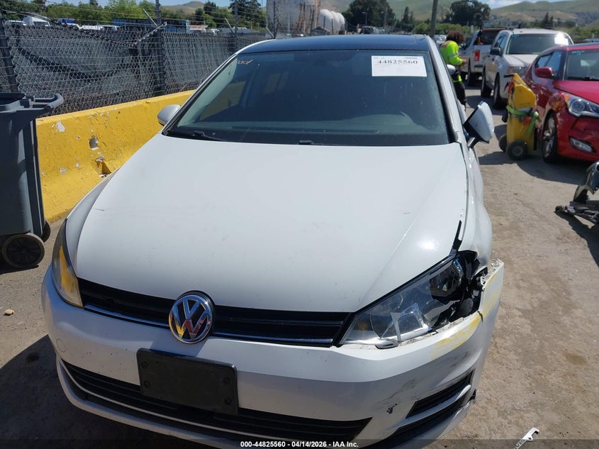 2017 Volkswagen Golf Tsi S 4-Door/Tsi Se 4-Door/Tsi Sel 4-Door/Tsi Wolfsburg Edition 4-Door VIN: 3VW217AU1HM048564 Lot: 44825560