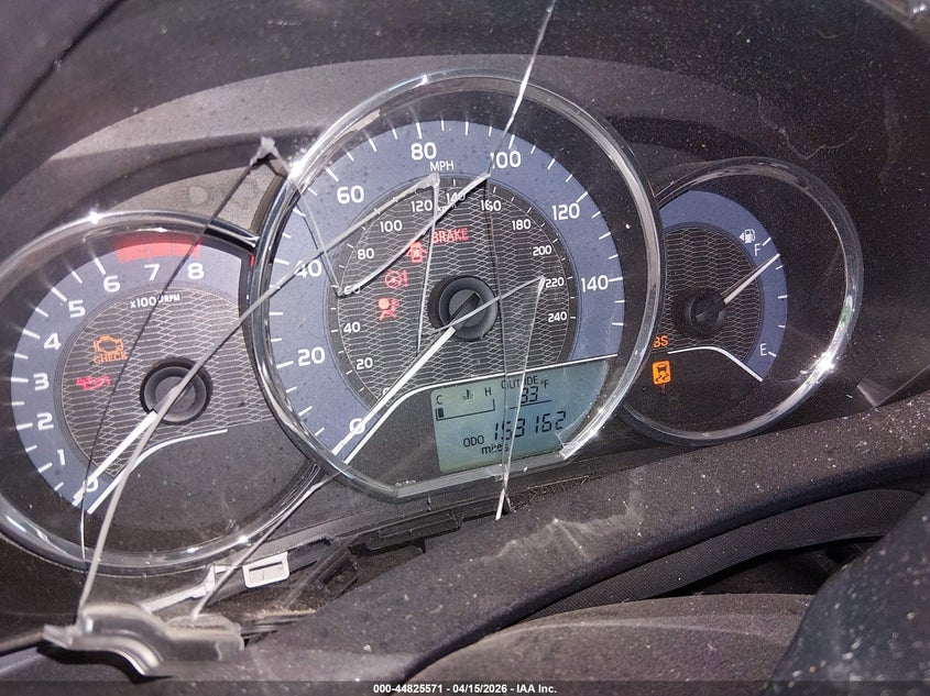 2016 Toyota Corolla Le VIN: 2T1BURHE7GC683607 Lot: 44825571