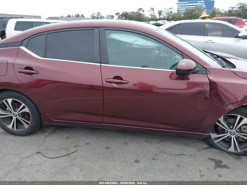 VIN 3N1AB8CV4MY245824 2021 NISSAN SENTRA SV XTRONIC CVT
