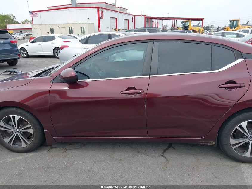 VIN 3N1AB8CV4MY245824 2021 NISSAN SENTRA SV XTRONIC CVT