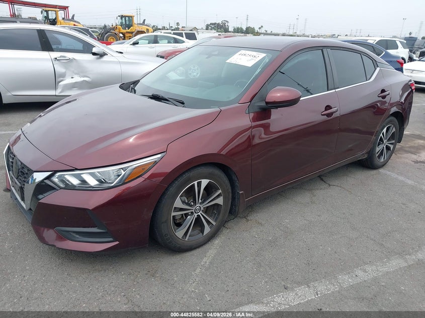 VIN 3N1AB8CV4MY245824 2021 NISSAN SENTRA SV XTRONIC CVT