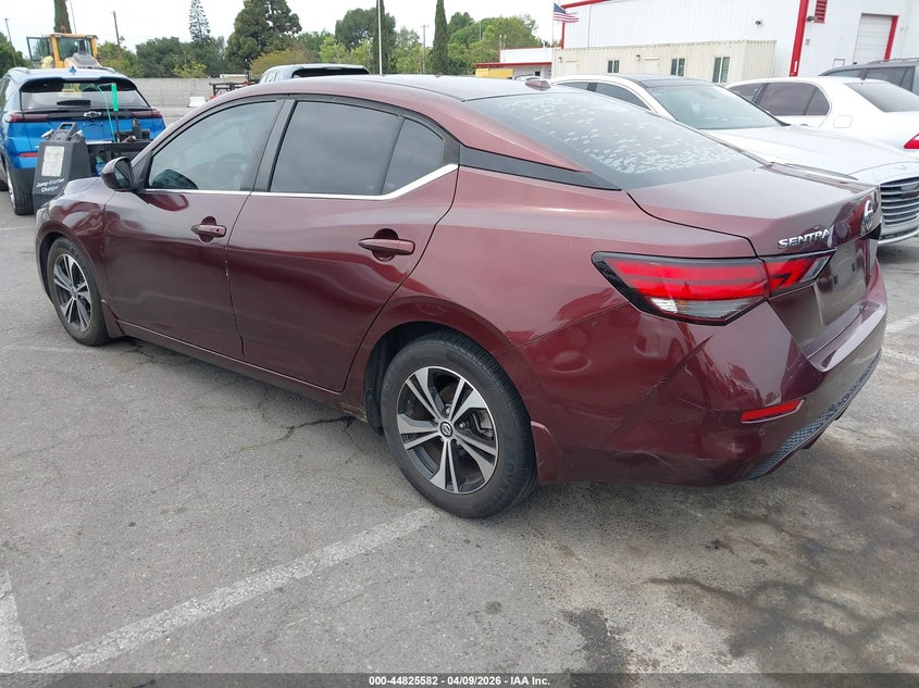 VIN 3N1AB8CV4MY245824 2021 NISSAN SENTRA SV XTRONIC CVT