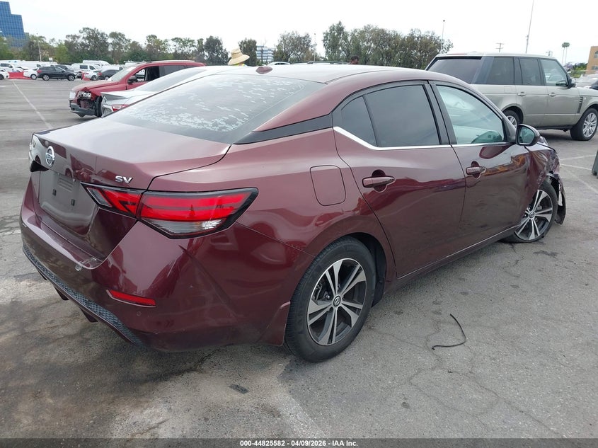VIN 3N1AB8CV4MY245824 2021 NISSAN SENTRA SV XTRONIC CVT