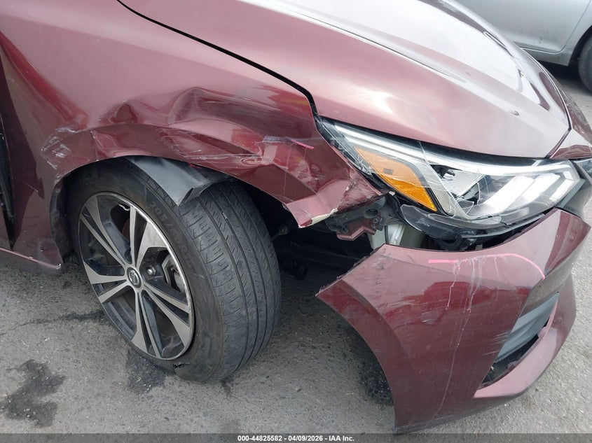 VIN 3N1AB8CV4MY245824 2021 NISSAN SENTRA SV XTRONIC CVT