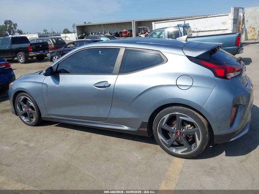 2019 Hyundai Veloster Turbo VIN: KMHTH6AB4KU020493 Lot: 44825626