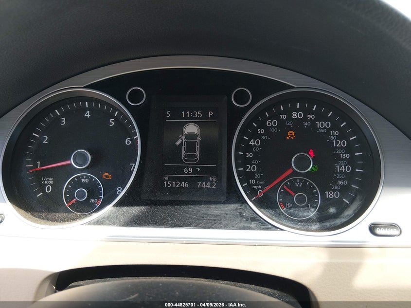 2016 Volkswagen Cc 2.0T Sport VIN: WVWBP7AN4GE502417 Lot: 44825701