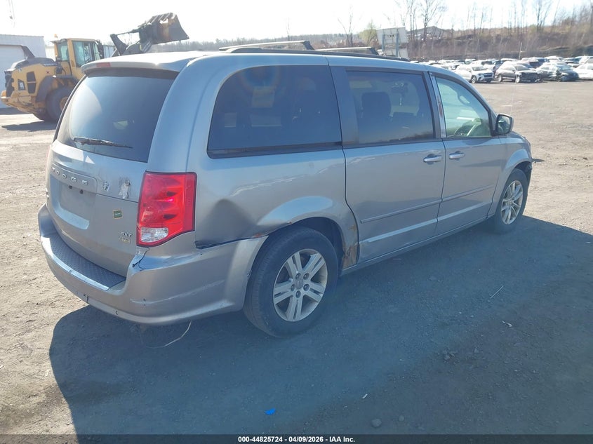 2014 Dodge Caravan 3.6 Grand Sxt grey Lot 111044825724 Vin 2C4RDGCG4ER266132