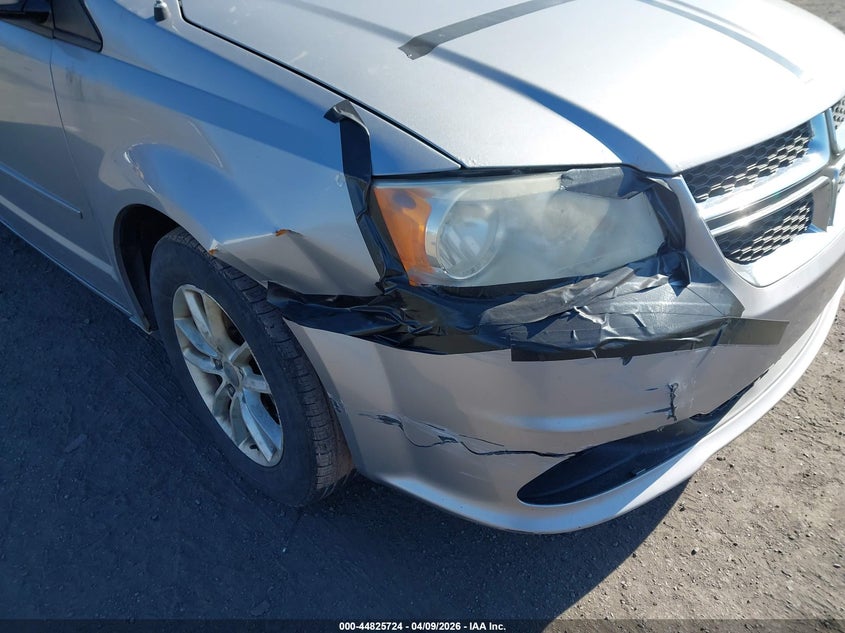 2014 Dodge Caravan 3.6 Grand Sxt grey Lot 111044825724 Vin 2C4RDGCG4ER266132