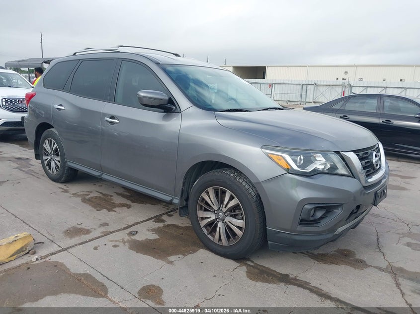 2017 Nissan Pathfinder 3.5 Sv grey Lot 111044825919 Vin 5N1DR2MN5HC626609
