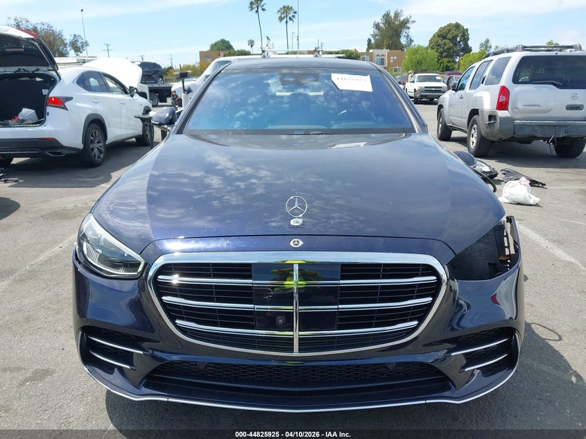 2022 Mercedes-Benz S 580 4Matic VIN: W1K6G7GB6NA160655 Lot: 44825925