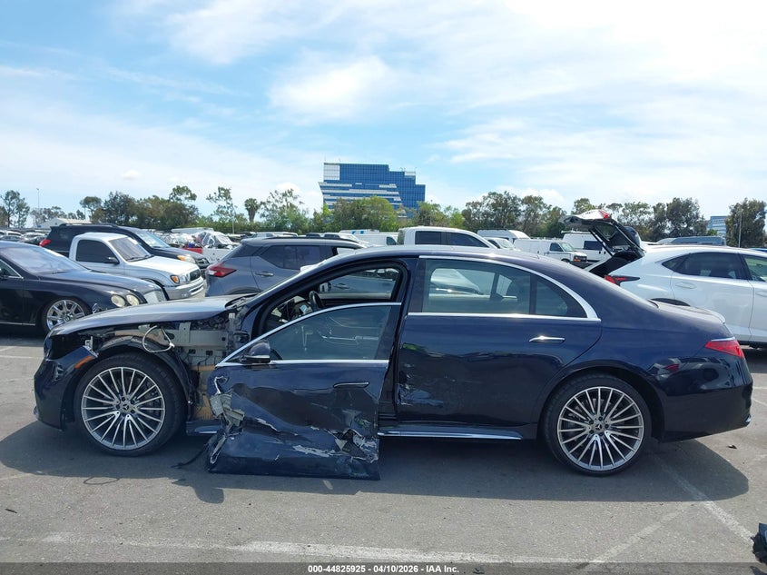 2022 Mercedes-Benz S 580 4Matic VIN: W1K6G7GB6NA160655 Lot: 44825925