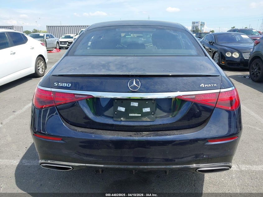 2022 Mercedes-Benz S 580 4Matic VIN: W1K6G7GB6NA160655 Lot: 44825925
