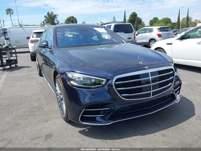2022 Mercedes-Benz S 580 4Matic VIN: W1K6G7GB6NA160655 Lot: 44825925