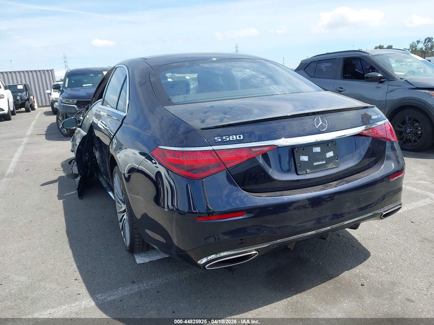 2022 Mercedes-Benz S 580 4Matic VIN: W1K6G7GB6NA160655 Lot: 44825925