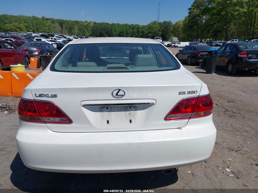 2005 Lexus Es 330 VIN: JTHBA30G455104200 Lot: 44826124