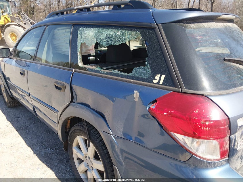 2008 Subaru Outback 2.5I/2.5I L.l. Bean Edition VIN: 4S4BP61C687354135 Lot: 44826218