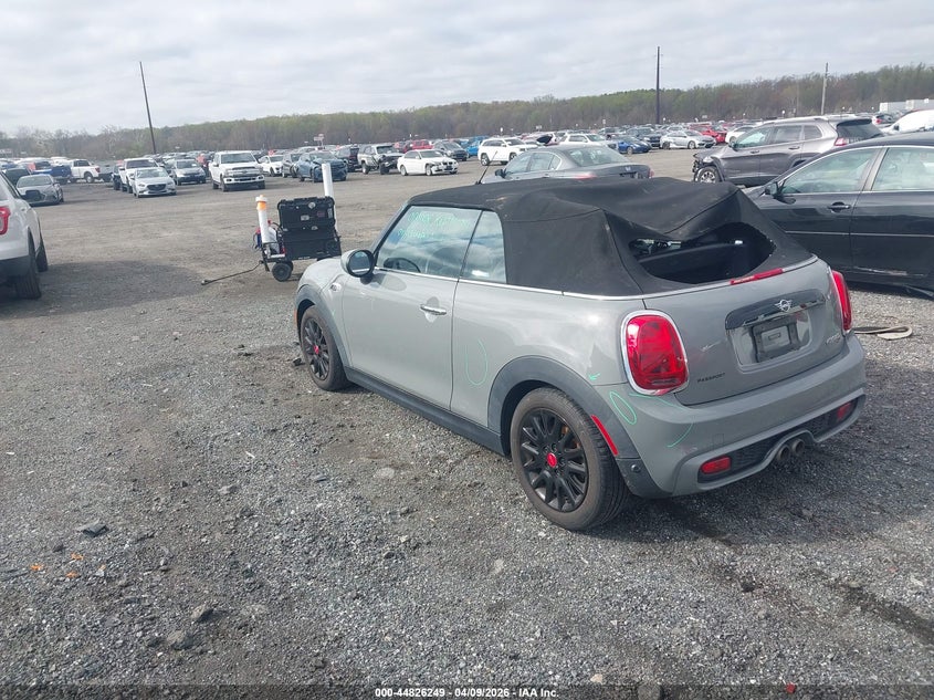 Vin: wmwwj5c02m3m08324, lot: 45323547, mini convertible cooper s 20213