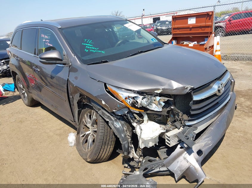 5TDJKRFH3GS235273 2016 Toyota Highlander Xle V6 auction photo 1
