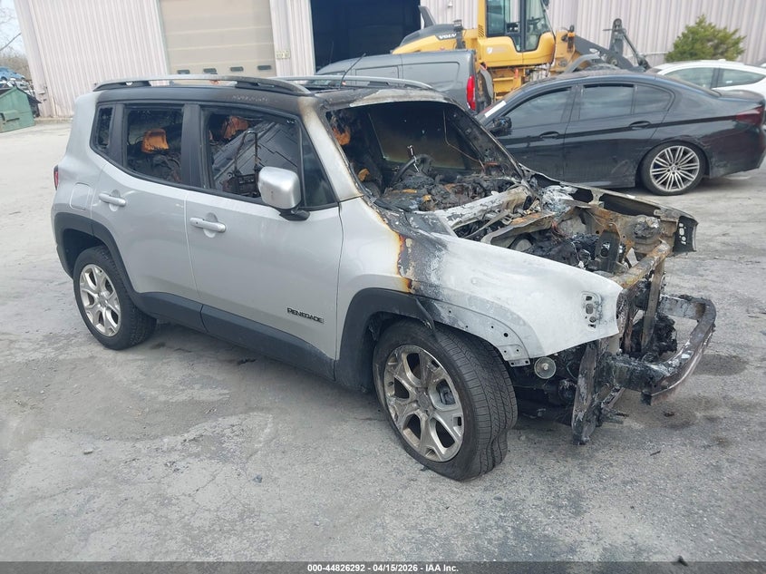 2017 Jeep Renegade Limited 4X4 VIN: ZACCJBDB7HPE45570 Lot: 44826292