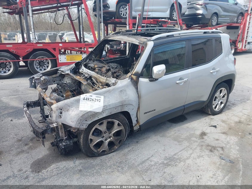 2017 Jeep Renegade Limited 4X4 VIN: ZACCJBDB7HPE45570 Lot: 44826292