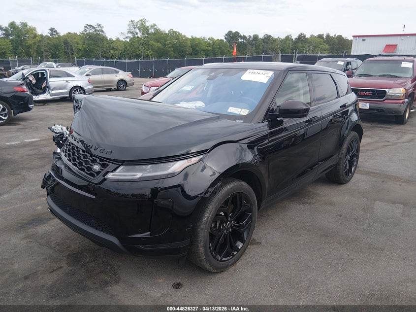 Vin: salzp2fx6lh061242, lot: 45323625, land rover range rover evoque se 20202