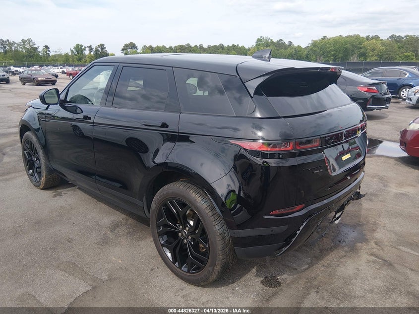 Vin: salzp2fx6lh061242, lot: 45323625, land rover range rover evoque se 20203