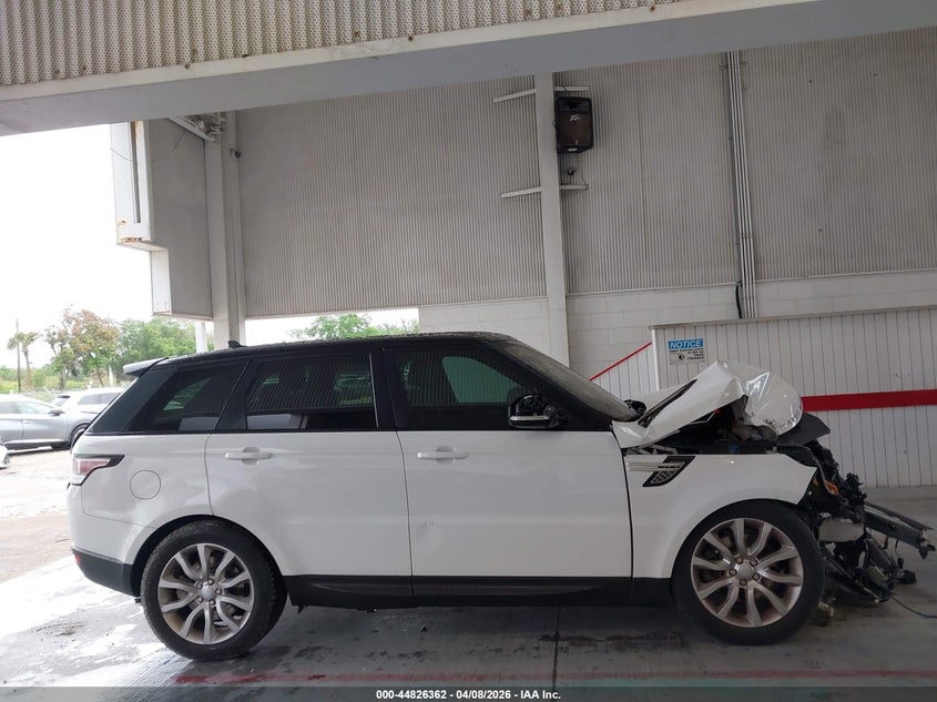 2016 Land Rover Range Rover Sport 3.0L V6 Supercharged Hse VIN: SALWR2VF0GA583109 Lot: 44826362