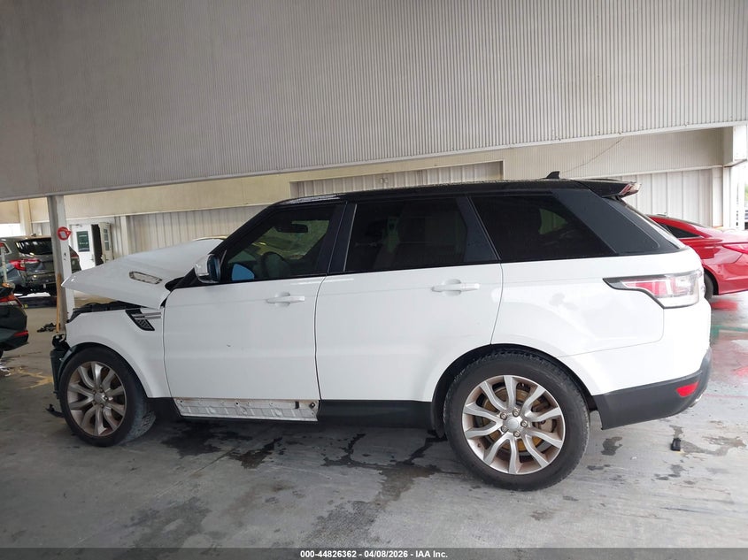 2016 Land Rover Range Rover Sport 3.0L V6 Supercharged Hse VIN: SALWR2VF0GA583109 Lot: 44826362