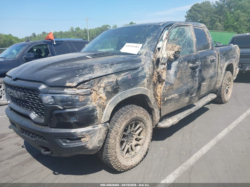2025 Ram 1500 3.0 Ram Rebel 4X4 5'7 Box black Lot 111044826484 Vin 1C6SRFLP2SN659527