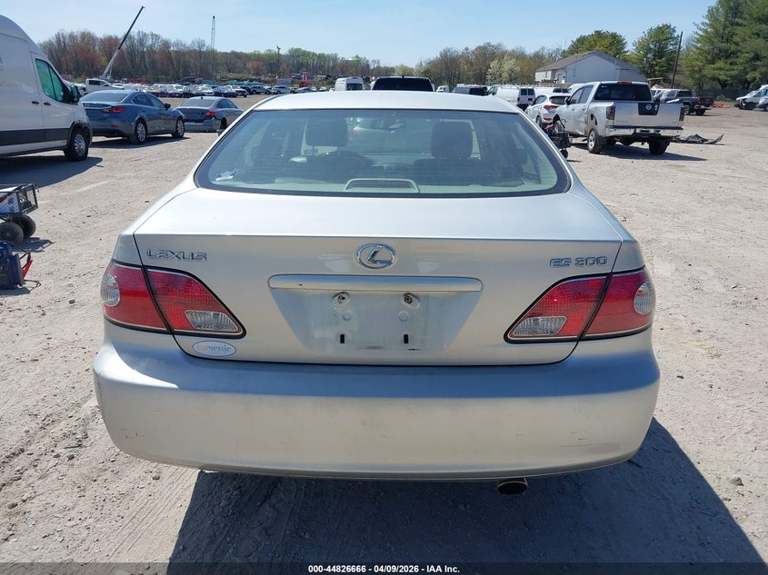 2003 Lexus Es 300 VIN: JTHBF30GX36015269 Lot: 44826666