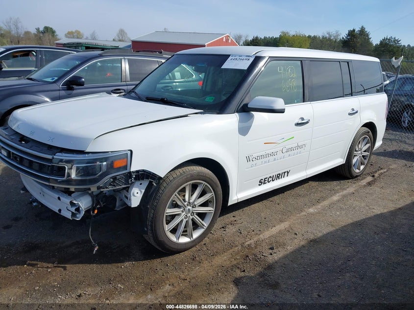 2018 Ford Flex 3.5 Limited white Lot 111044826698 Vin 2FMGK5D86JBA07472
