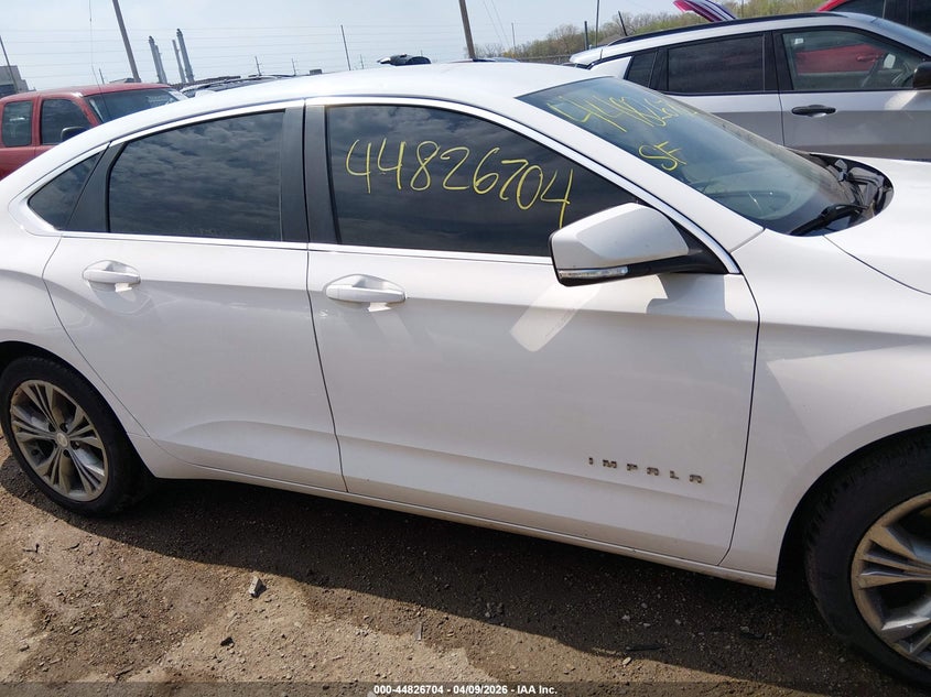2014 Chevrolet Impala 3.6 2Lt white Lot 111044826704 Vin 2G1125S35E9150338