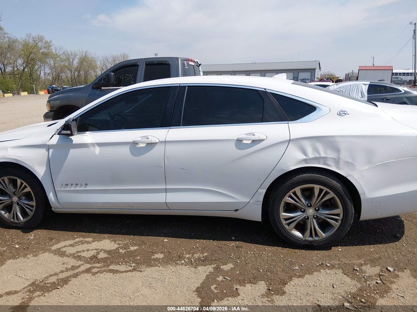 2014 Chevrolet Impala 3.6 2Lt white Lot 111044826704 Vin 2G1125S35E9150338