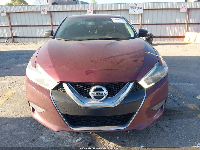 2016 Nissan Maxima 3.5 3.5 Sv Red Lot 111044826719 Vin 1N4AA6AP7GC388097