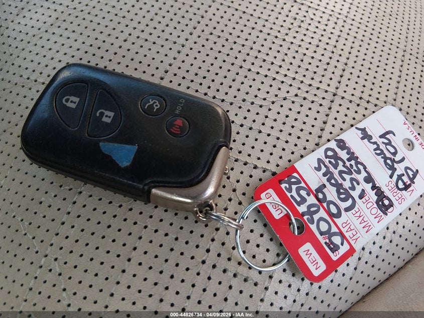 2009 Lexus Is 250 VIN: JTHBK262995106517 Lot: 44826734