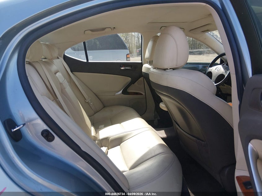 2009 Lexus Is 250 VIN: JTHBK262995106517 Lot: 44826734
