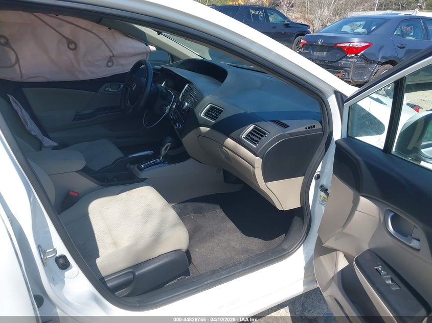 2015 Honda Civic 1.8 Lx white Lot 111044826755 Vin 19XFB2F5XFE296566