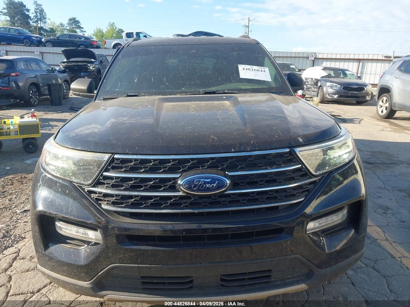 2020 Ford Explorer 2.3 Xlt black Lot 111044826844 Vin 1FMSK7DH5LGB06057