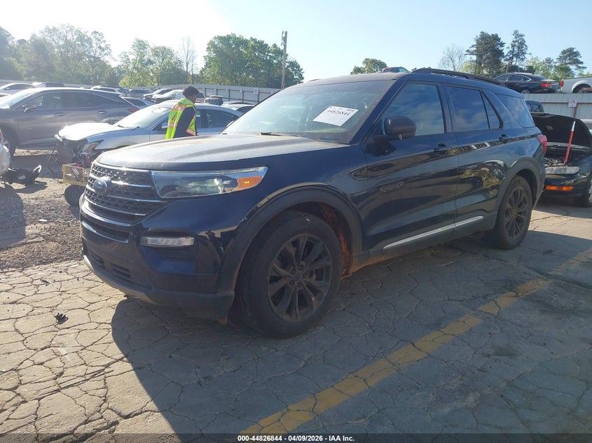1FMSK7DH5LGB06057 2020 Ford Explorer 2.3 Xlt black